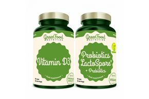 GreenFood Nutrition Probiotika LactoSpore® + Prebiotics 60 Kapseln + Vitamin D3 60 Kapseln, A-Nr.: 5833845 - 01