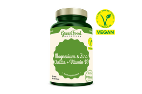 GreenFood Nutrition Magnesium Und Zink Chelate + Vitamin D3 90 Kapseln, A-Nr.: 5634761 - 01