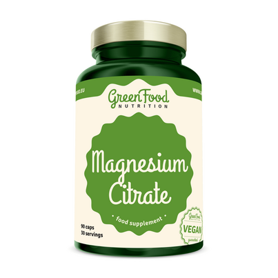 GreenFood Nutrition Magnesium Citrate 90 Kapseln, A-Nr.: 5833785 - 01