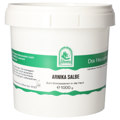 Sie sehen eine Packung ARNIKA SALBE 1000 G, Produktbild: 01 ARNIKA SALBE 1000 G, A-Nr.: 5801868 - 01