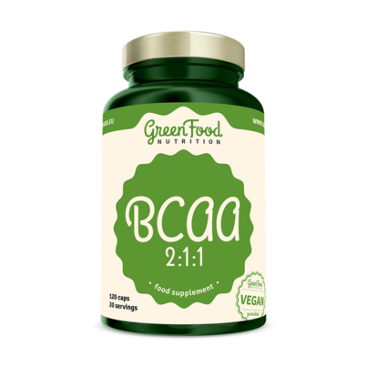 GreenFood Nutrition BCAA 2:1:1 120 Kapseln, A-Nr.: 5634028 - 01