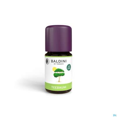 Sie sehen eine Packung Taoasis Baldini Bio Teebaum 5ml, Produktbild: 01 Taoasis Baldini Bio Teebaum 5ml, A-Nr.: 4237130 - 01