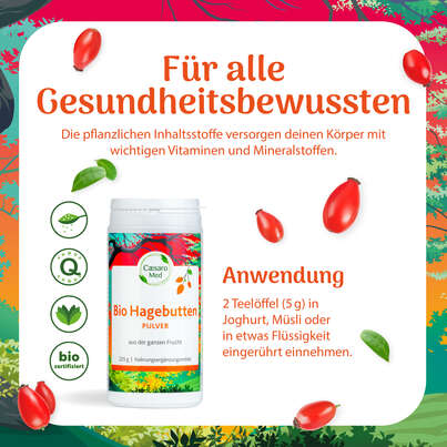 Hagebuttenpulver Caesaro Med 225 g, A-Nr.: 3148298 - 03