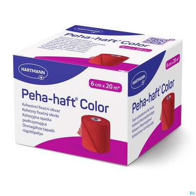 Peha-haft Color Latexfrei Red 20mx 6cm 1st, A-Nr.: 3879783 - 03