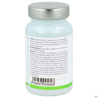 Q-10 Coenzym Kapseln Melasan 60st, A-Nr.: 2690003 - 03