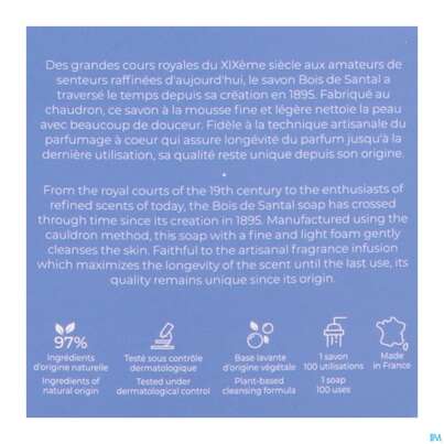 Seifen Roger &amp; Gallet Wellbeing/soap Bois De Santal 100g, A-Nr.: 5733517 - 03