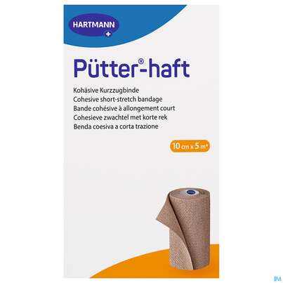 Elastische Binden Puetter-haft Latexfrei Kohaes.kompressionbinde 5mx10cm 1st, A-Nr.: 4174553 - 01