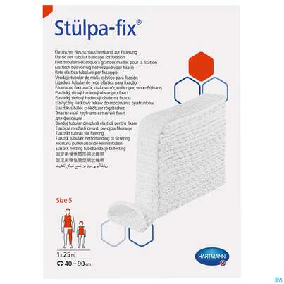 Schlauchverband Stuelpa/fix Netz Gr 5 Kopf-kinderrumpf 25m, A-Nr.: 1734603 - 01