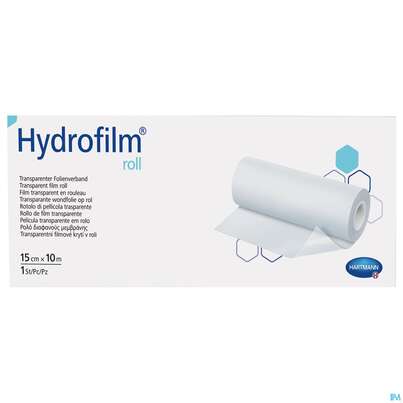 Wundverband Fixierfolie Hydrofilm Roll Unsteril 10mx15cm 1st, A-Nr.: 3289449 - 01