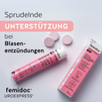 Sie sehen eine Packung femidoc UROEXPRESS FIZZ Brausetabletten, Produktbild: 04 femidoc UROEXPRESS FIZZ Brausetabletten, A-Nr.: 5876889 - 04