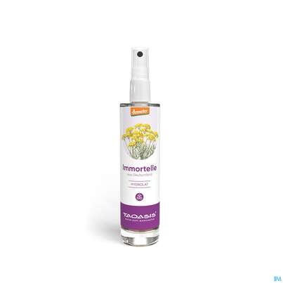 Sie sehen eine Packung Taoasis Hydrolat Immortelle Demeter Deutschland 50ml, Produktbild: 01 Taoasis Hydrolat Immortelle Demeter Deutschland 50ml, A-Nr.: 5998836 - 01