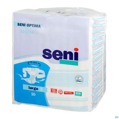 Sie sehen eine Packung Inkontinenz Windelslip Seni/optima Large 10st, Produktbild: 01 Inkontinenz Windelslip Seni/optima Large 10st, A-Nr.: 3754113 - 01