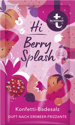t:by tetesept Badesalz Hi Berry Splash!, A-Nr.: 6021210 - 01
