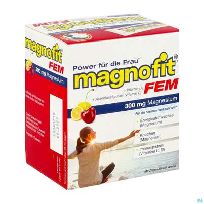 Magnofit Fem 300mg Stick 30st, A-Nr.: 5833503 - 02