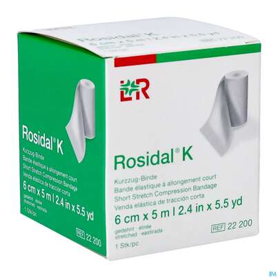 Elastische Binden Rosidal Hautfarben Kraeftig 5mx 6cm 1st, A-Nr.: 0472213 - 03