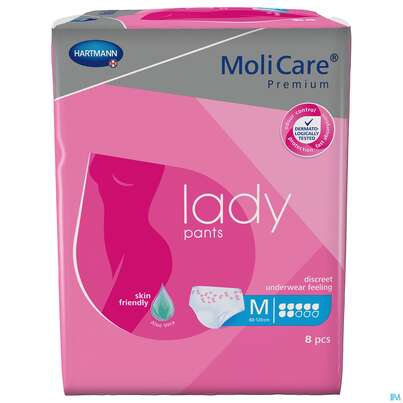 Inkontinenz Molicare Premium/lady/pants Tropfen 7 Medium 8st, A-Nr.: 4918858 - 03