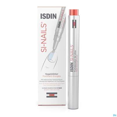 Sie sehen eine Packung Nagel Staerker Isdin Si-nails 2,5ml, Produktbild: 04 Nagel Staerker Isdin Si-nails 2,5ml, A-Nr.: 5130032 - 04