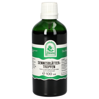 Sie sehen eine Packung SENNESBLÄTTER TROPFEN 100 ML, Produktbild: 01 SENNESBLÄTTER TROPFEN 100 ML, A-Nr.: 5444569 - 01
