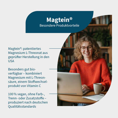 Sie sehen eine Packung NatuGena Magtein® Kapseln, Produktbild: 02 NatuGena Magtein® Kapseln, A-Nr.: 6011855 - 02