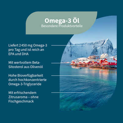 NatuGena Omega-3 Nat.Fischöl 2450 mg Orangen-Zitronenaroma, A-Nr.: 6011938 - 02