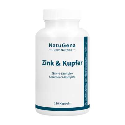 NatuGena Zink &amp; Kupfer Kapseln, A-Nr.: 5990088 - 01