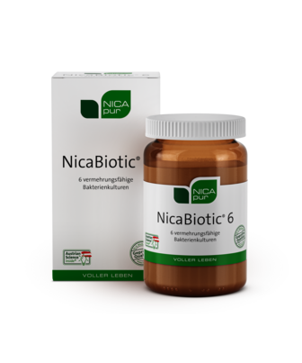 Sie sehen eine Packung nicapur NicaBiotic® 6, Produktbild: 01 nicapur NicaBiotic® 6, A-Nr.: 3851307 - 01