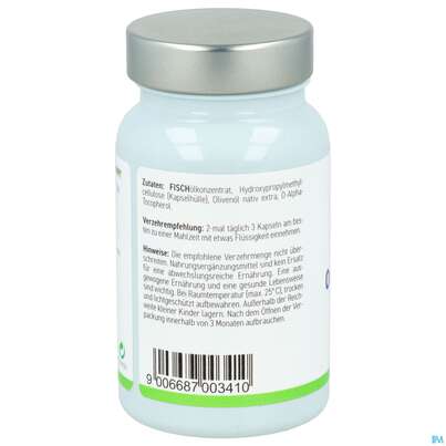 Omega -3 Fischoel Kapseln Melasan 500mg 60st, A-Nr.: 2796173 - 05