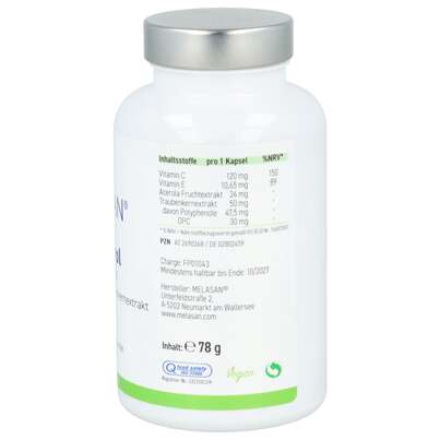 Opc Traubenkern Kapseln Melasan Vitagenol Extrakt 180st, A-Nr.: 2690368 - 04