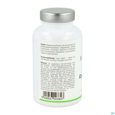 Sie sehen eine Packung Q-10 Coenzym Kapseln Melasan 180st, Produktbild: 06 Q-10 Coenzym Kapseln Melasan 180st, A-Nr.: 2690026 - 06