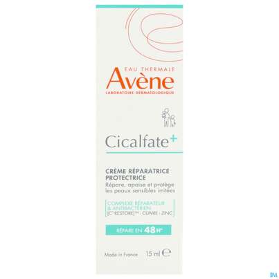 Sie sehen eine Packung Avène Cicalfate+ Akutpflege-creme 15ml, Produktbild: 08 Avène Cicalfate+ Akutpflege-creme 15ml, A-Nr.: 5185435 - 08