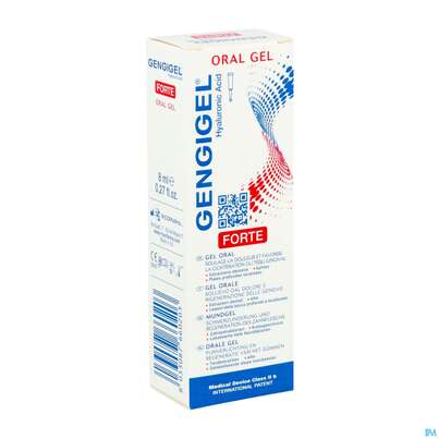 Sie sehen eine Packung Gengigel Mund +zahnfleischpflege Gel Oral Forte 8ml, Produktbild: 02 Gengigel Mund +zahnfleischpflege Gel Oral Forte 8ml, A-Nr.: 5305000 - 02