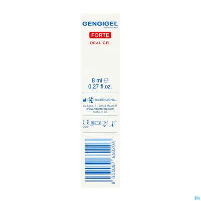 Sie sehen eine Packung Gengigel Mund +zahnfleischpflege Gel Oral Forte 8ml, Produktbild: 06 Gengigel Mund +zahnfleischpflege Gel Oral Forte 8ml, A-Nr.: 5305000 - 06