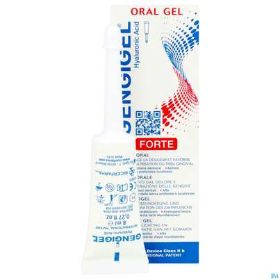 Sie sehen eine Packung Gengigel Mund +zahnfleischpflege Gel Oral Forte 8ml, Produktbild: 11 Gengigel Mund +zahnfleischpflege Gel Oral Forte 8ml, A-Nr.: 5305000 - 11