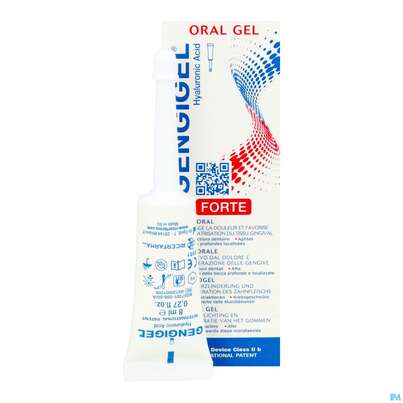 Sie sehen eine Packung Gengigel Mund +zahnfleischpflege Gel Oral Forte 8ml, Produktbild: 12 Gengigel Mund +zahnfleischpflege Gel Oral Forte 8ml, A-Nr.: 5305000 - 12