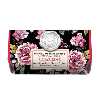 Sie sehen eine Packung Michel Design Works Badeseife Cedar Rose, Produktbild: 01 Michel Design Works Badeseife Cedar Rose, A-Nr.: 5863496 - 01