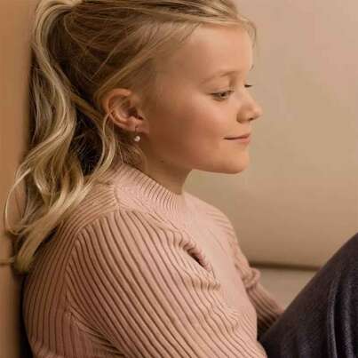 Blomdahl Ohrhänger Ball Kristall, A-Nr.: 6019845 - 02