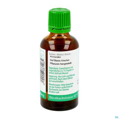 Koriander Tinktur Phytopharma 50ml, A-Nr.: 3742481 - 05