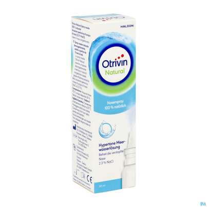 Sie sehen eine Packung Nasenspray Otrivin Natural 30ml, Produktbild: 02 Nasenspray Otrivin Natural 30ml, A-Nr.: 5950999 - 02
