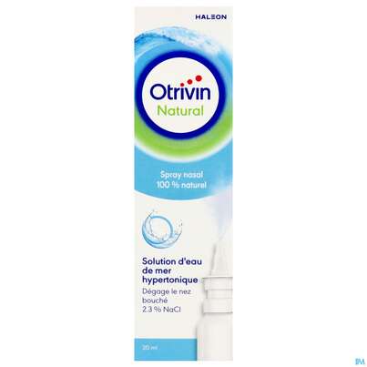 Sie sehen eine Packung Nasenspray Otrivin Natural 30ml, Produktbild: 04 Nasenspray Otrivin Natural 30ml, A-Nr.: 5950999 - 04