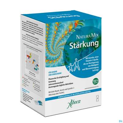 Aboca Natura Mix Granulat Advanced Erschoepfung Ab 1jahr 20st, A-Nr.: 5571925 - 03