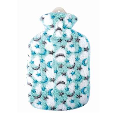 Wärmflasche Plüschbezug Mond &amp; Sterne 2,0L, A-Nr.: 5673531 - 01