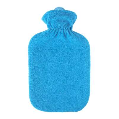 Wärmflasche Fleecebezug azurblau 2,0L, A-Nr.: 5398450 - 01