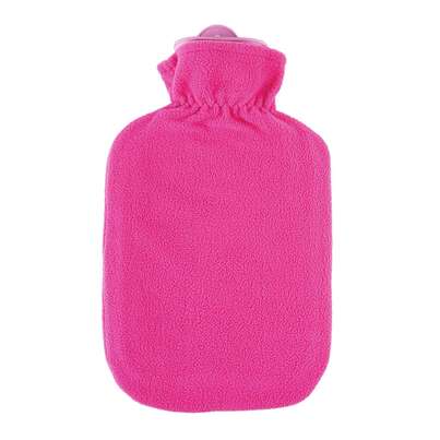 Wärmflasche Fleecebezug pink 2,0L, A-Nr.: 4755215 - 01