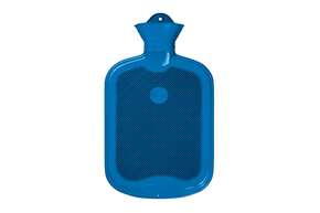 Wärmflasche einseitig mit Lamelle blau, A-Nr.: 4755161 - 01