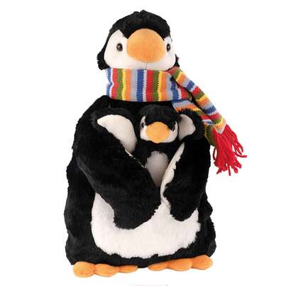 Kuschelfamilie Wärmflasche Pinguin James &amp; Baby Jamie, A-Nr.: 5912220 - 01