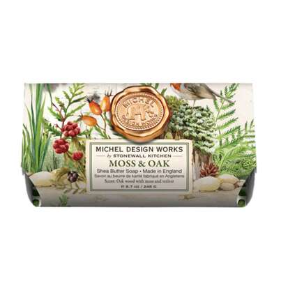 Sie sehen eine Packung Michel Design Works Badeseife Moss Oak, Produktbild: 01 Michel Design Works Badeseife Moss Oak, A-Nr.: 5863438 - 01