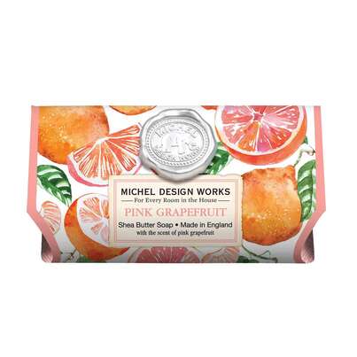 Sie sehen eine Packung Michel Design Works Badeseife Pink Grapefruit, Produktbild: 01 Michel Design Works Badeseife Pink Grapefruit, A-Nr.: 5863645 - 01