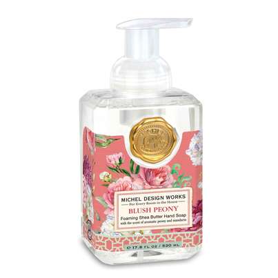 Sie sehen eine Packung Michel Design Works Seifenschaum Blush Peony, Produktbild: 01 Michel Design Works Seifenschaum Blush Peony, A-Nr.: 5863071 - 01