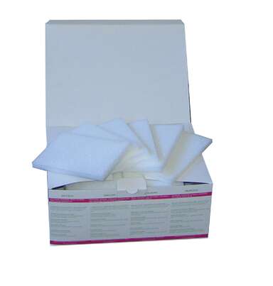 MOMOSAN-weiss Pads 15x10x1cm 286 Stück, A-Nr.: 3420984 - 02