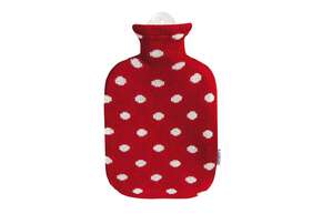 Wärmflasche Strick Öko-Tex Feuerrot 2,0L, A-Nr.: 5398326 - 01